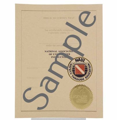 Picture of Recreational Sidemount Certificate